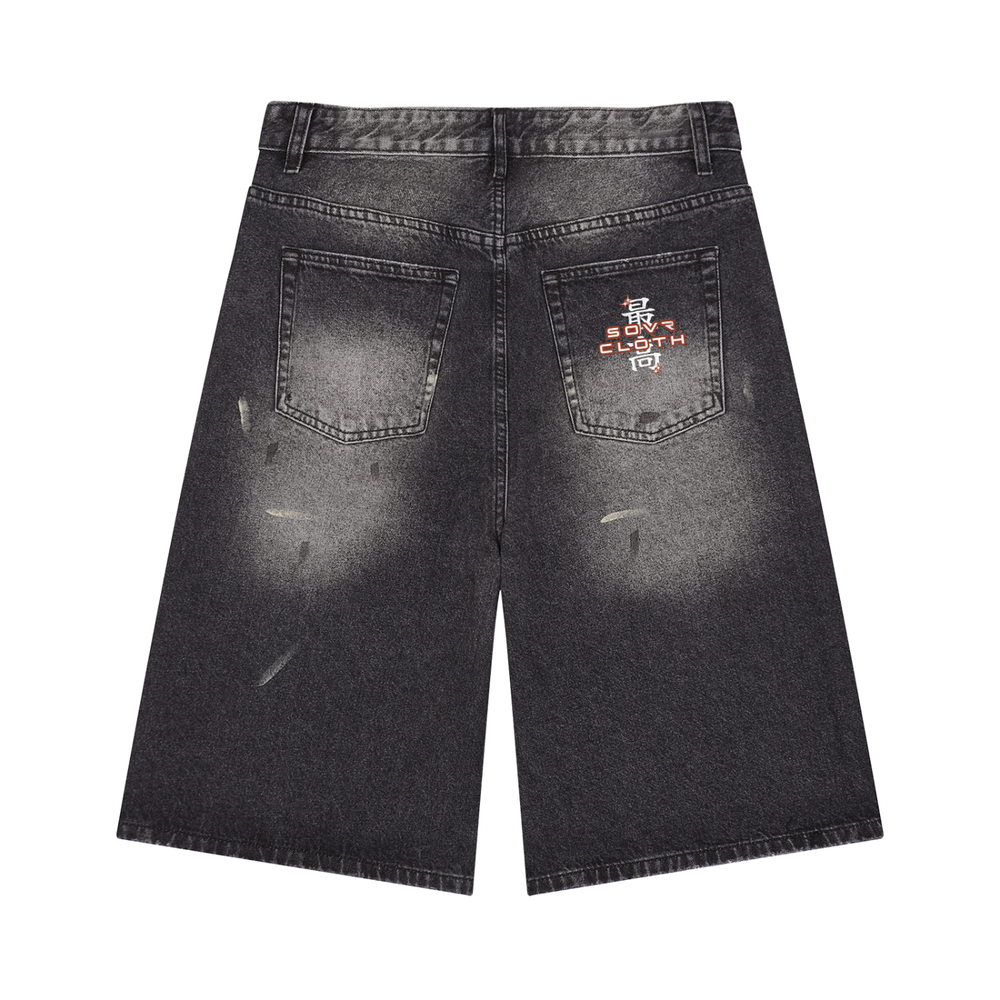 KIKU DENIM SHORTS