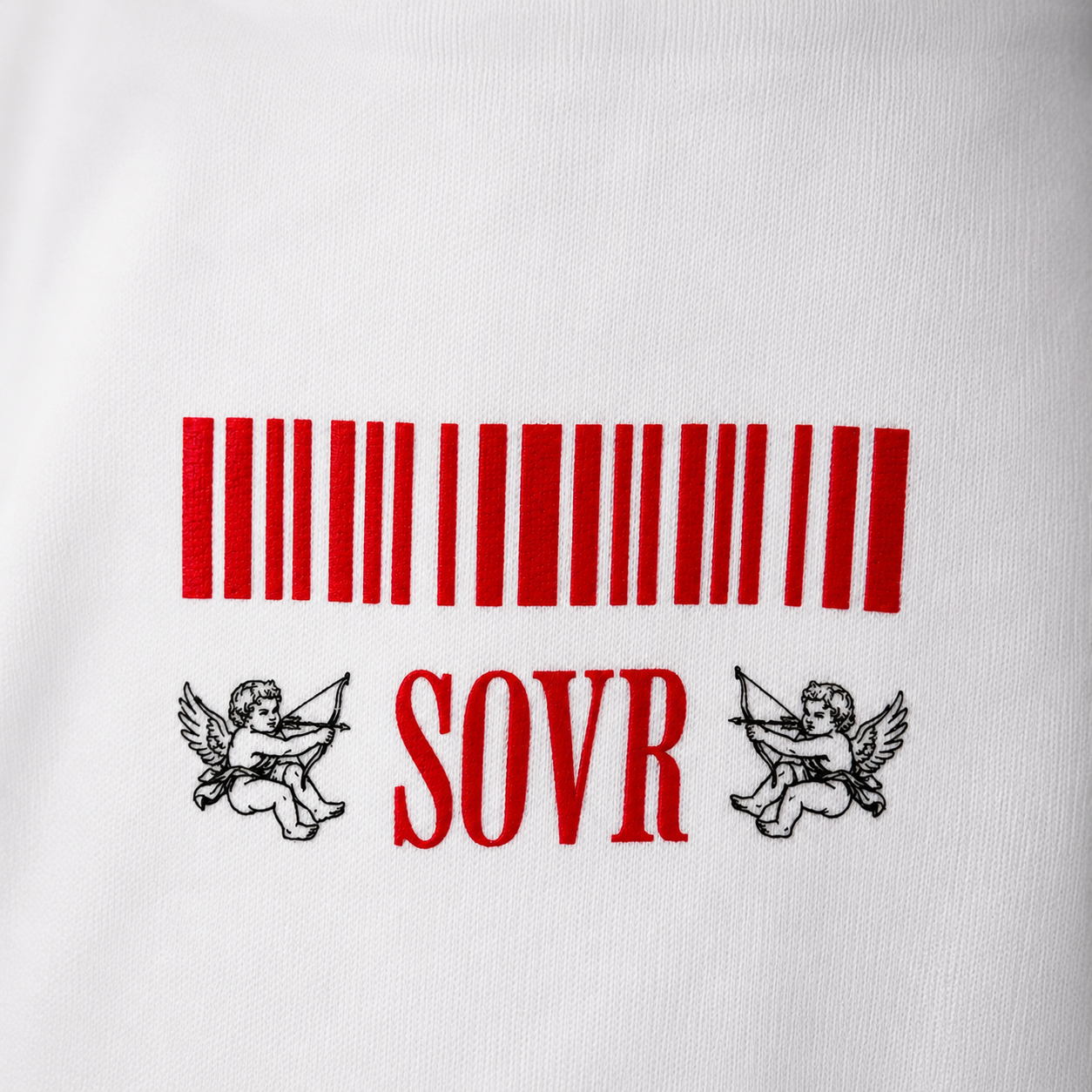 I MISS RED FLAGS OVERSIZE TEE WHITE