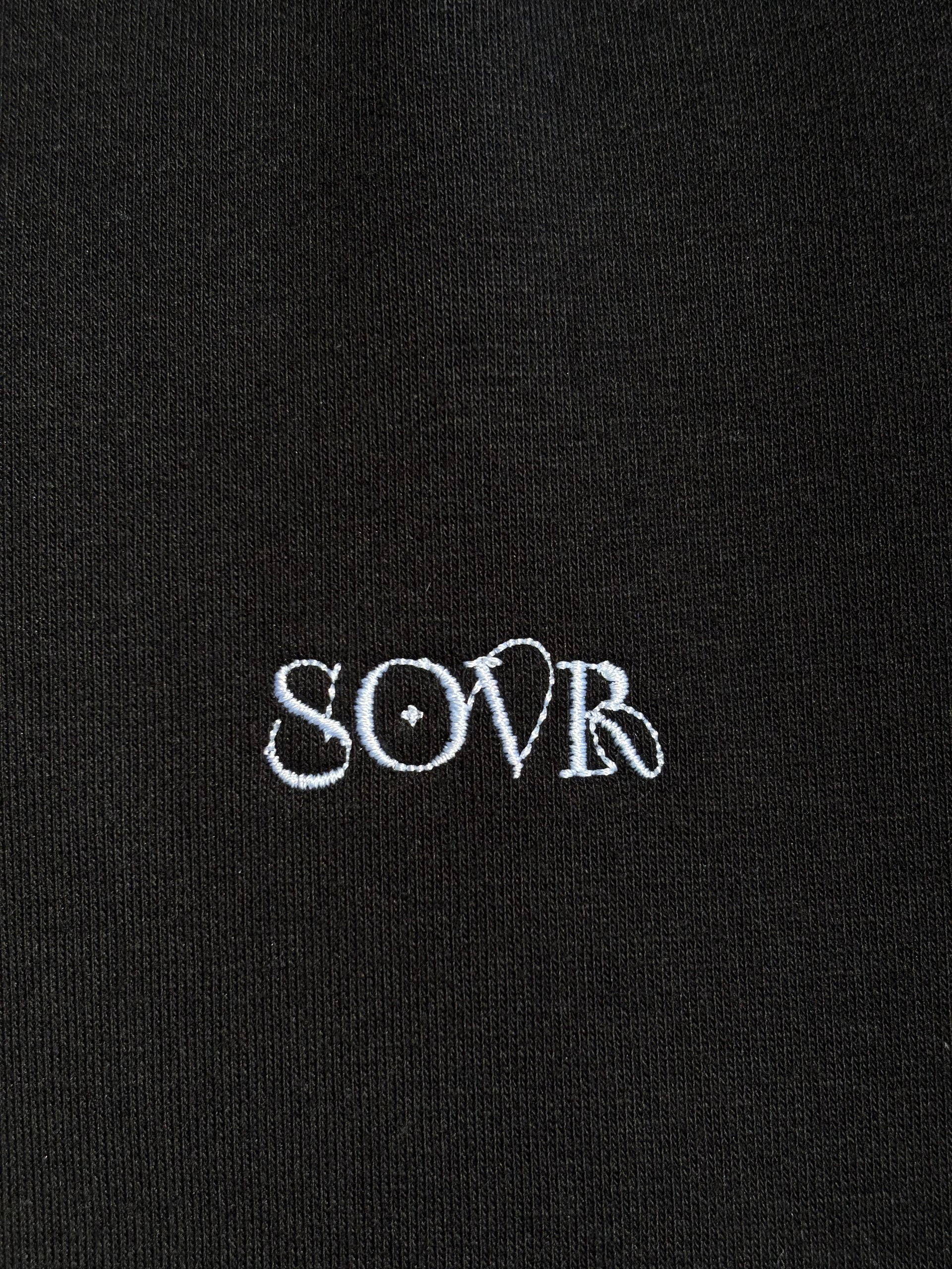 SHINE & FLY OVERSIZE HOODIE BLACK