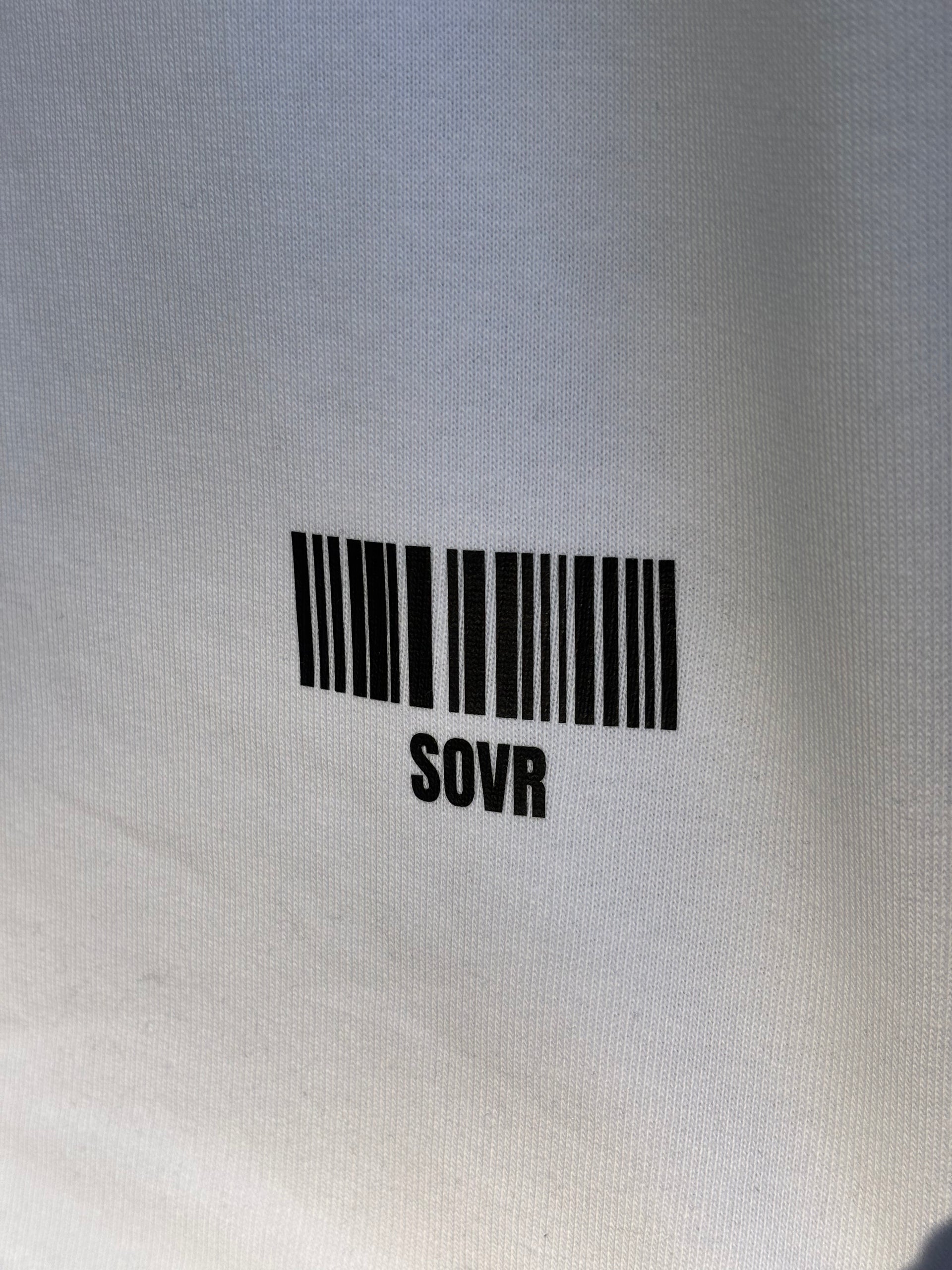 SHINE & FLY OVERSIZE HOODIE WHITE