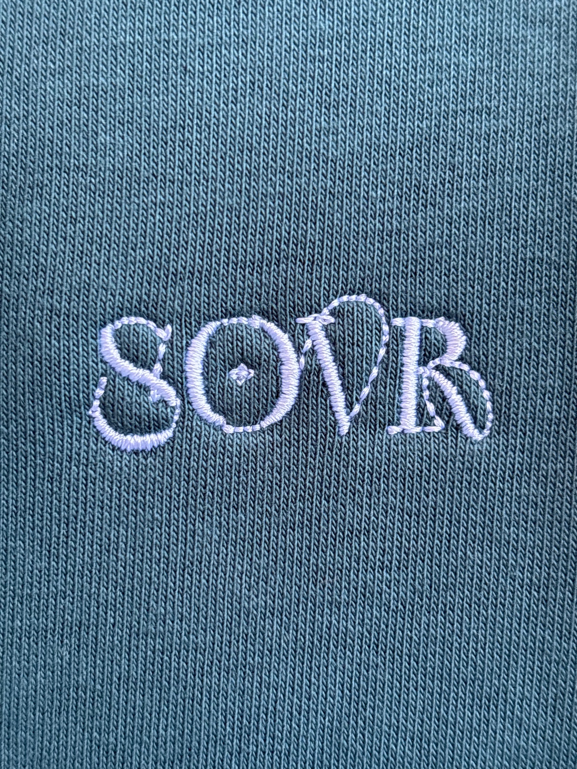 SHINE & FLY OVERSIZE HOODIE AMALFI TEAL