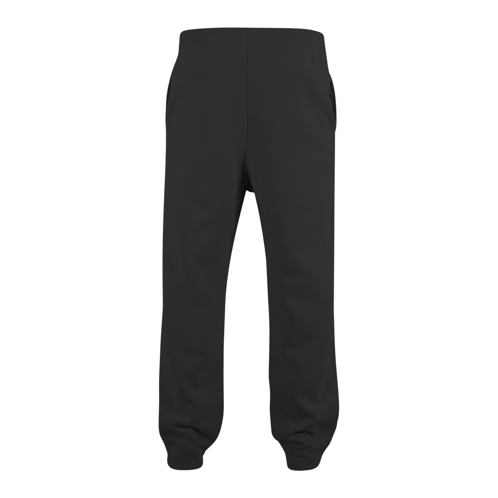 OPEN LEG JOGGER BLACK