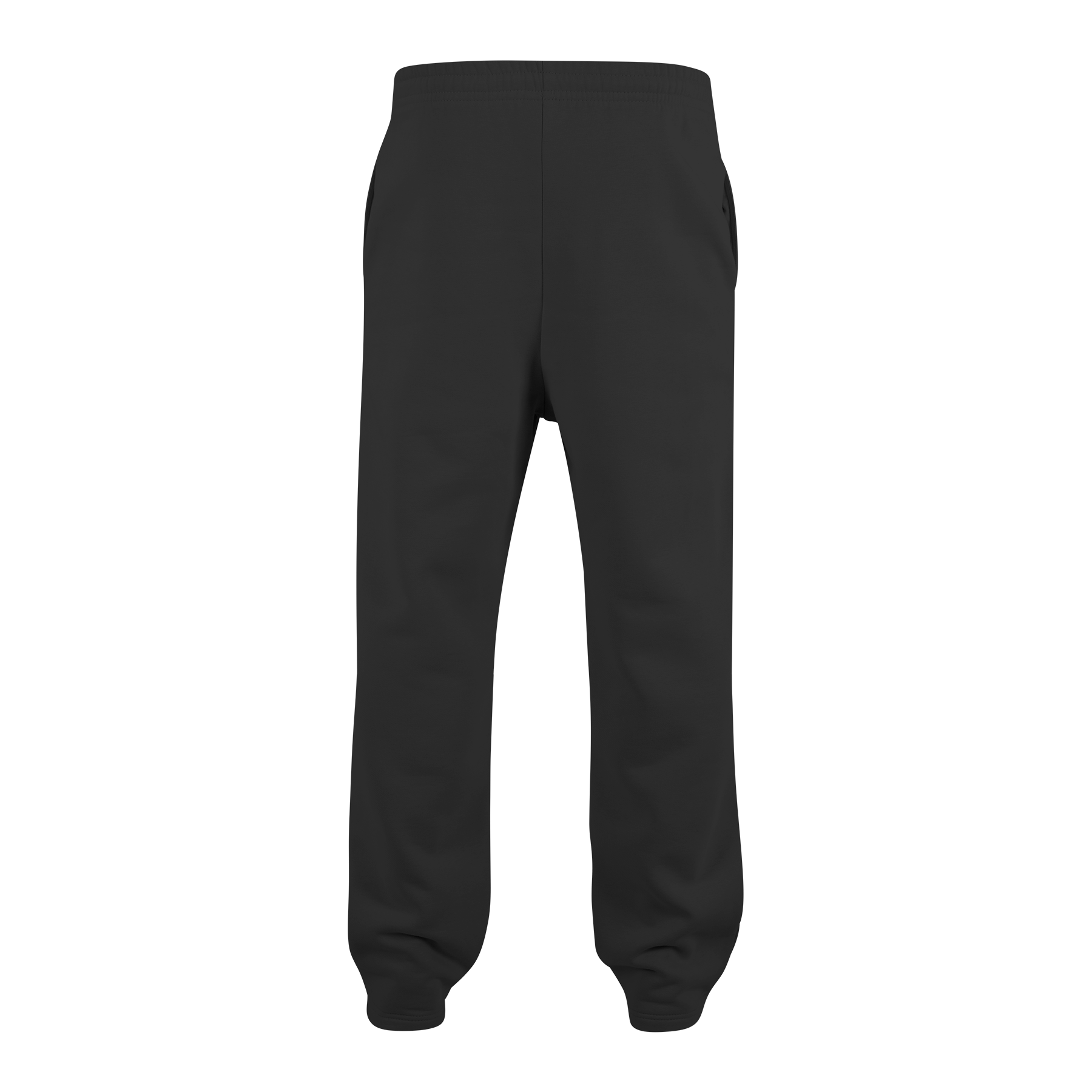 OPEN LEG JOGGER BLACK