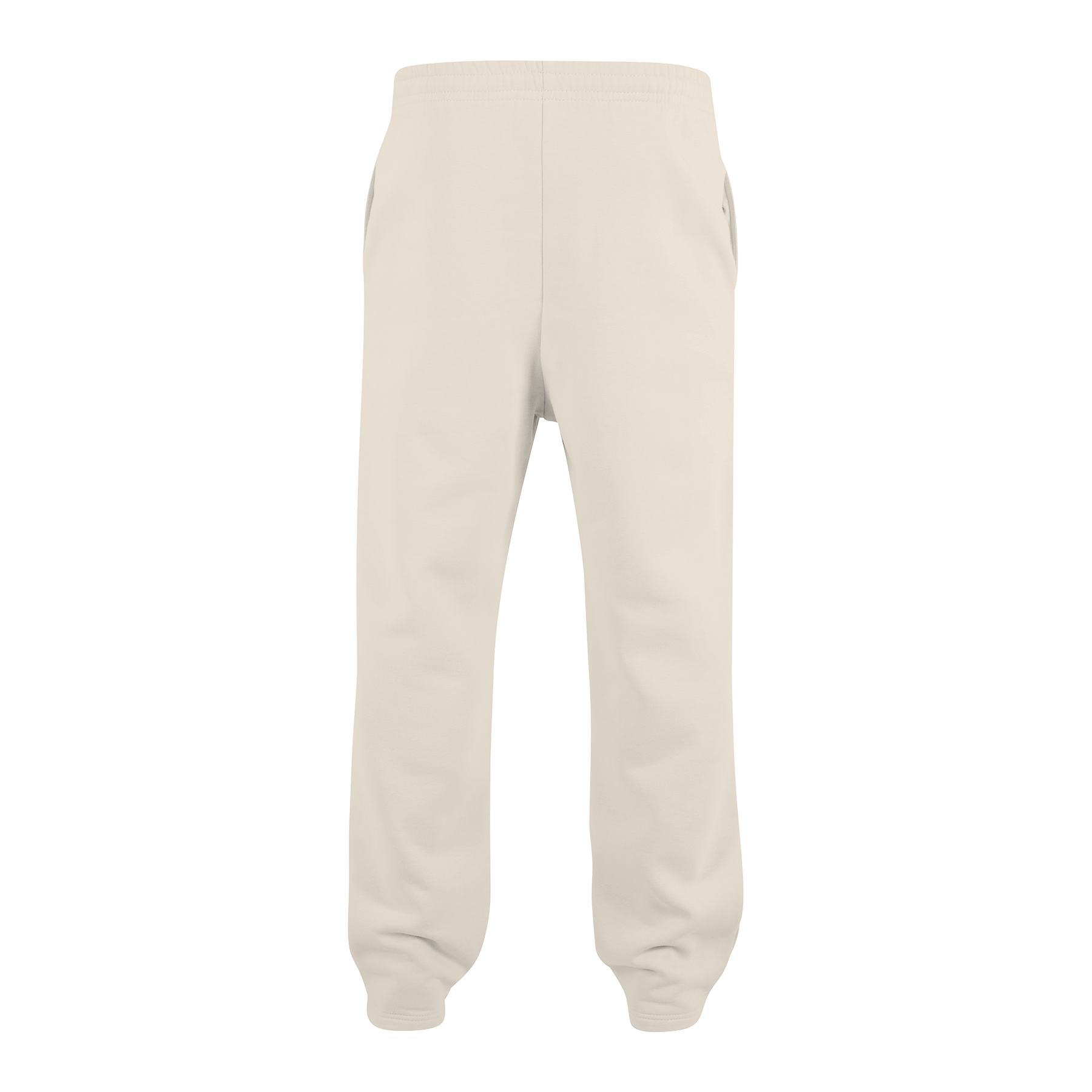 OPEN LEG JOGGER WHITE SAND