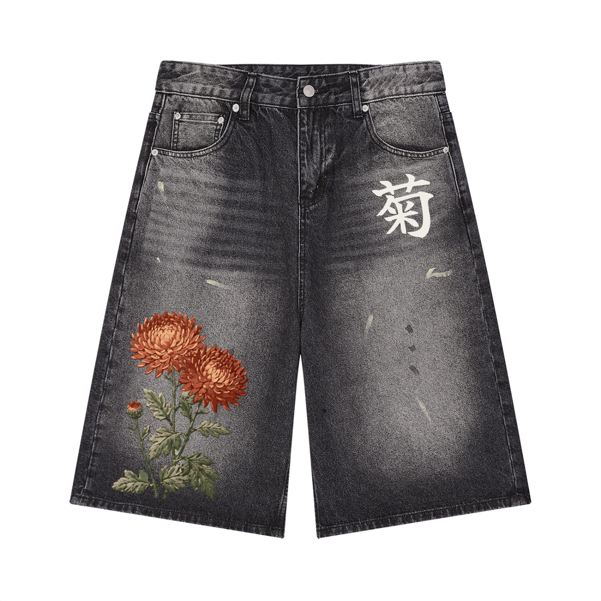 KIKU DENIM SHORTS