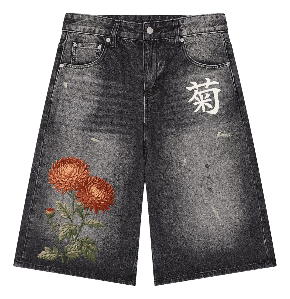 KIKU DENIM SHORTS